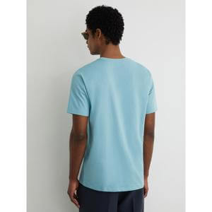 REISS Bless Cotton Crew-Neck Tailored-Fit T-Shirt